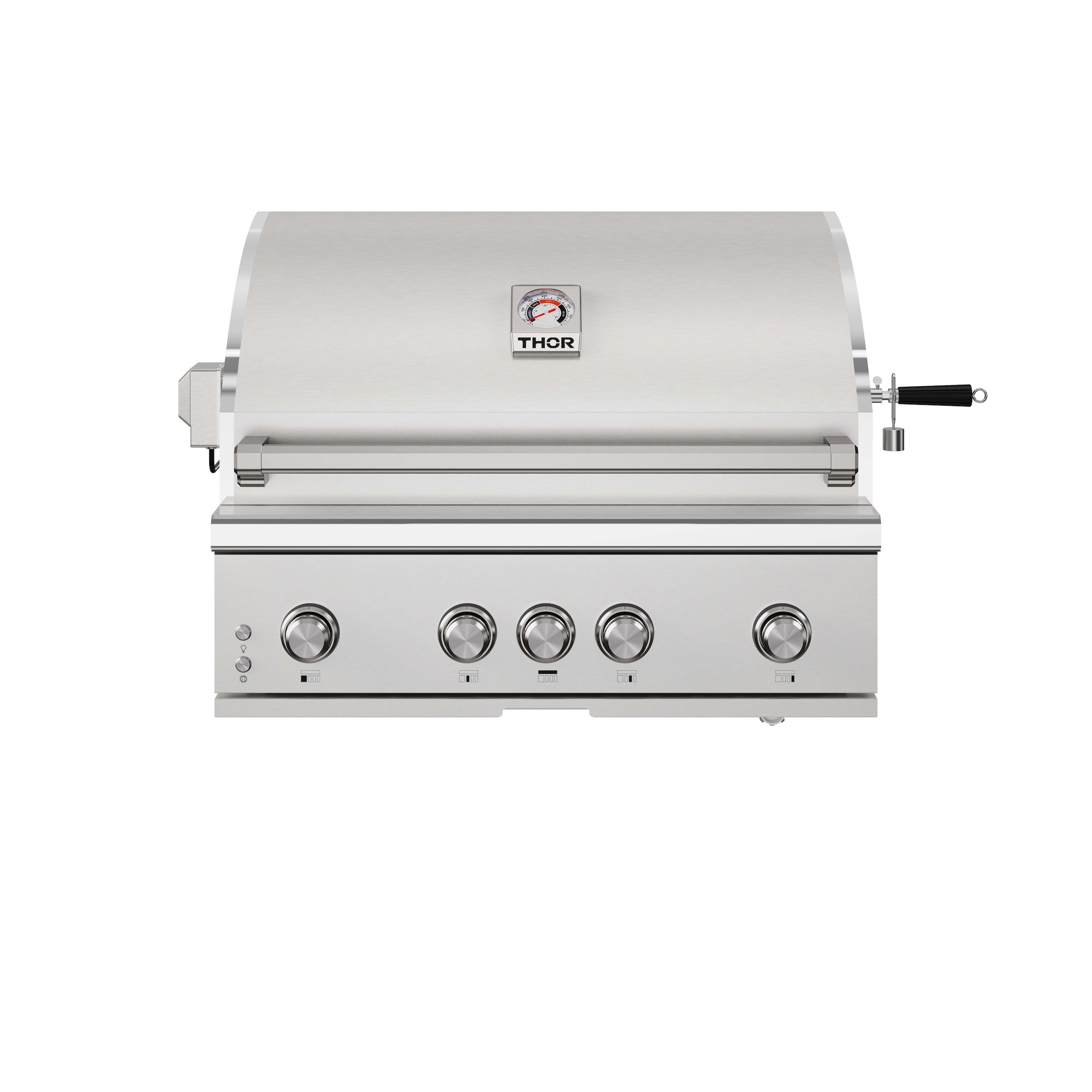 36-Inch 4-Burner Built-In Gas Grill with Sear/Rear Infrared Burner & Rotisserie