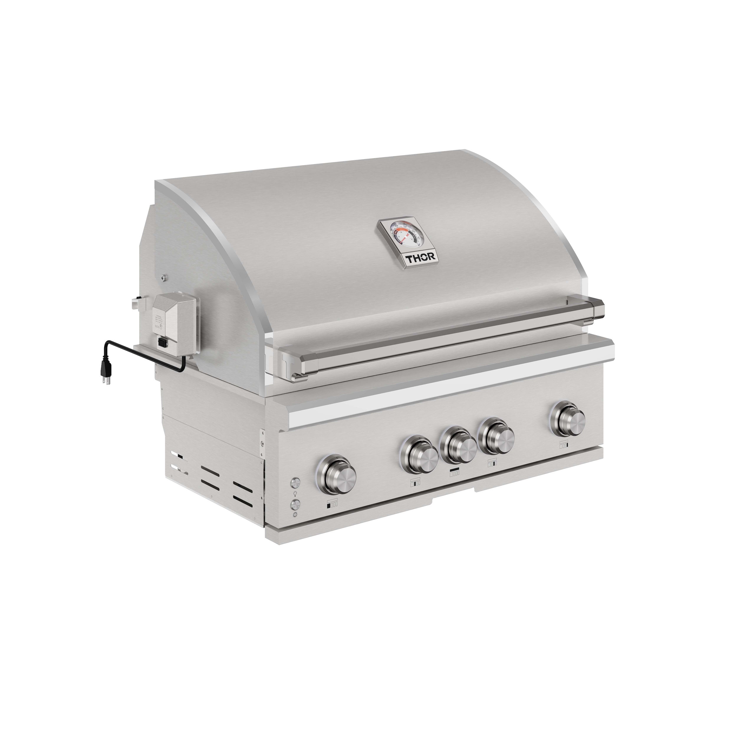 36-Inch 4-Burner Built-In Gas Grill with Sear/Rear Infrared Burner & Rotisserie