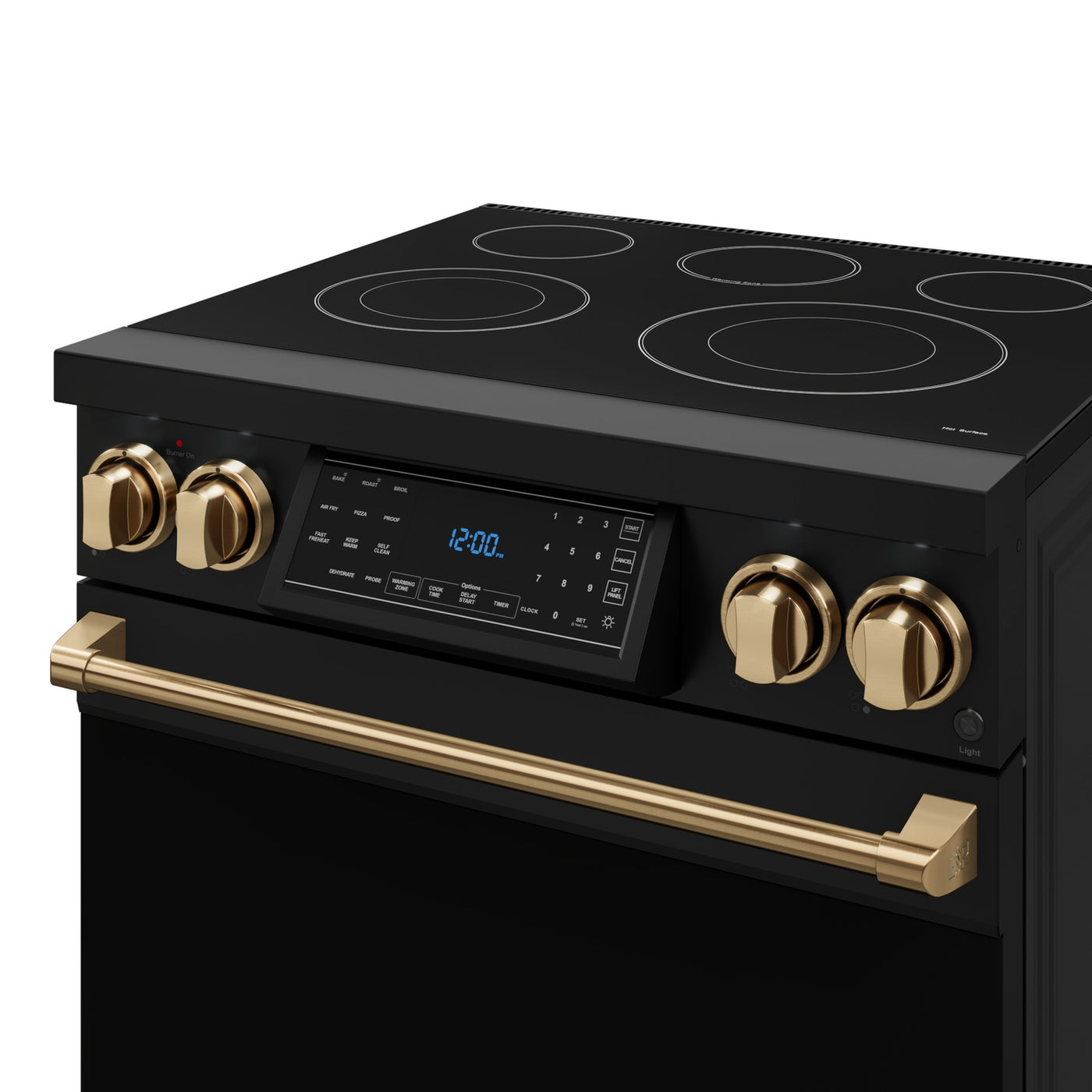 30 Inch Professional LP Range with Tilt Panel Touch Control in Matte Black | Gordon Ramsay Series