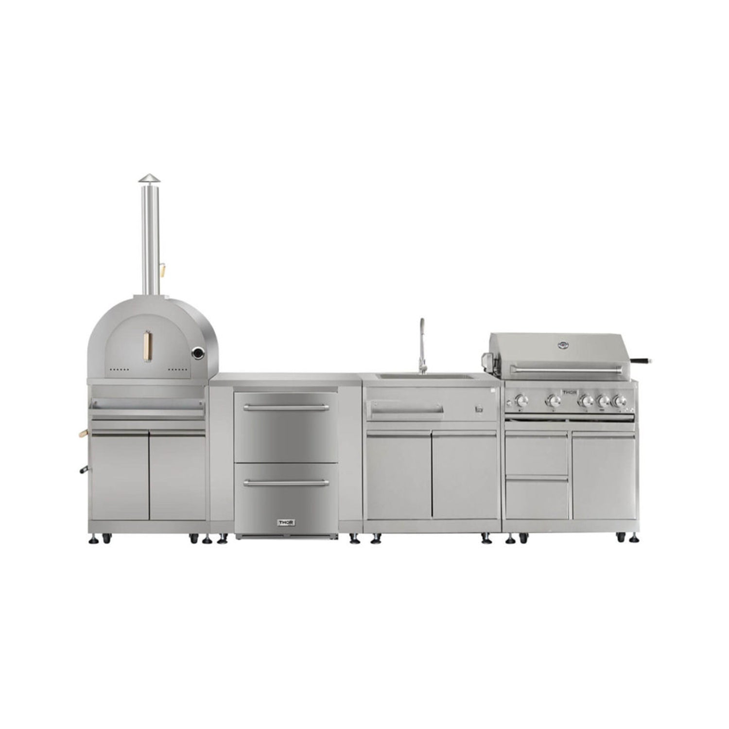 Thor Kitchen Outdoor Kitchen Sink Cabinet in Stainless Steel