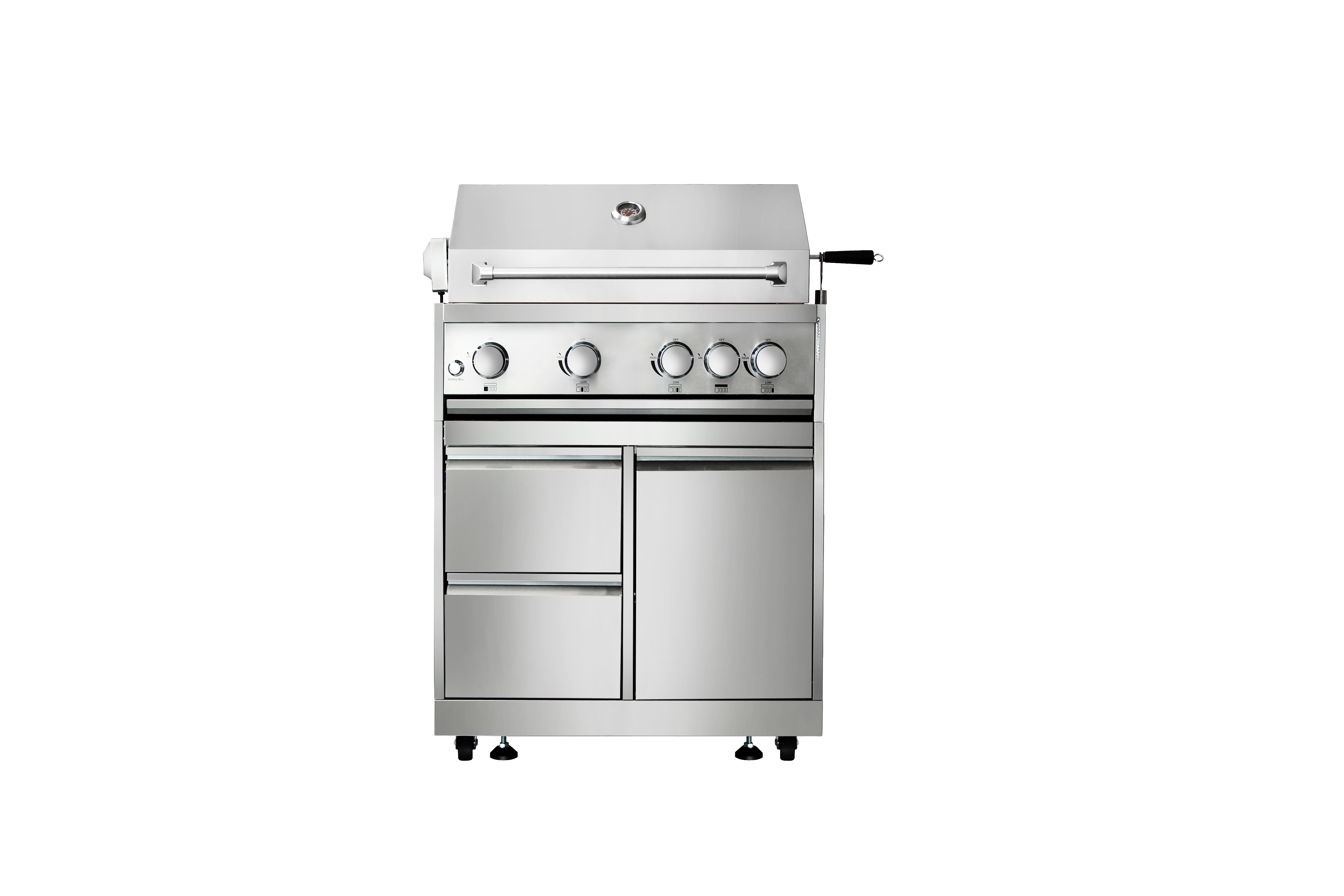 Thor Kitchen Outdoor Kitchen BBQ Grill Cabinet in Stainless Steel