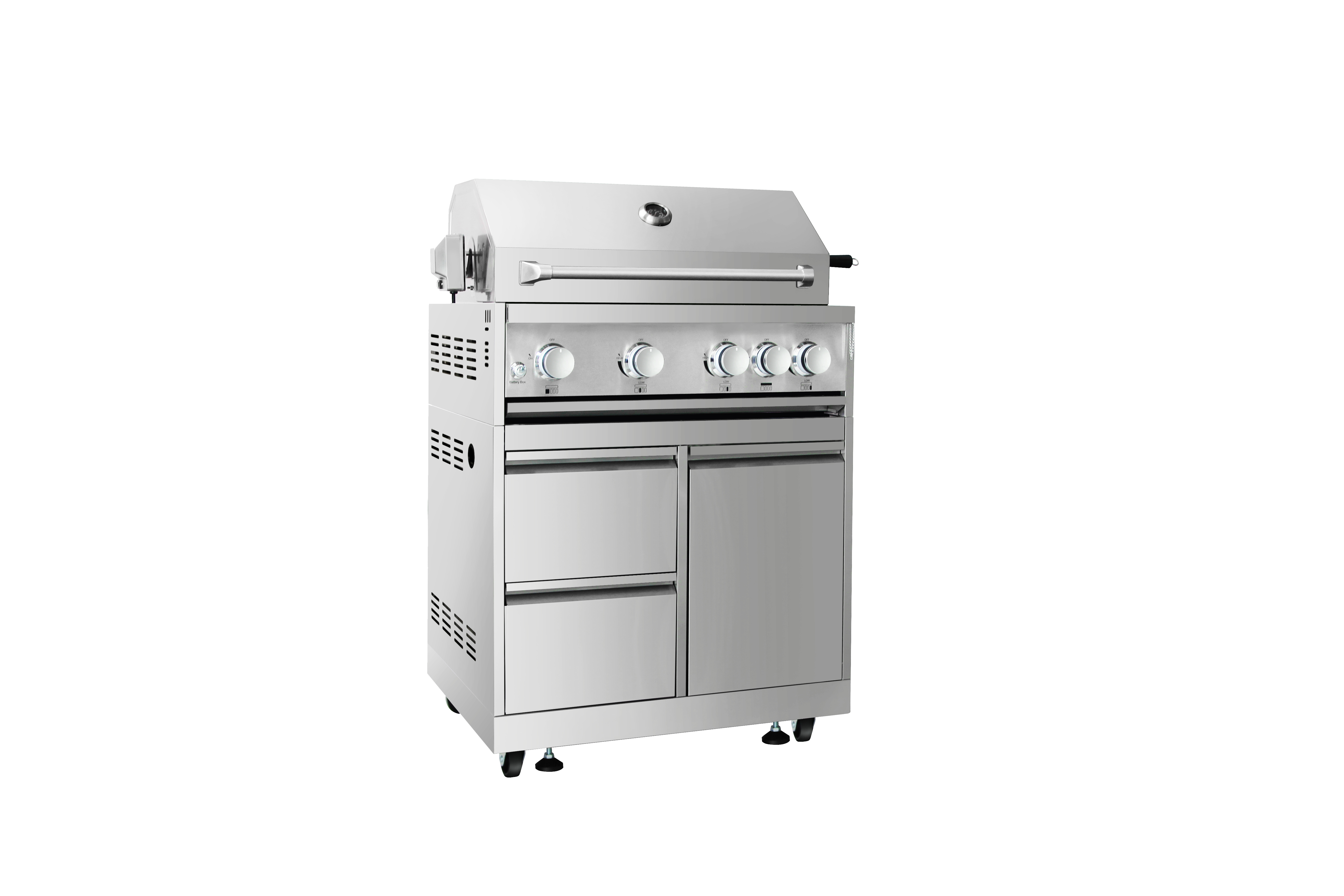 Thor Kitchen Outdoor Kitchen BBQ Grill Cabinet in Stainless Steel