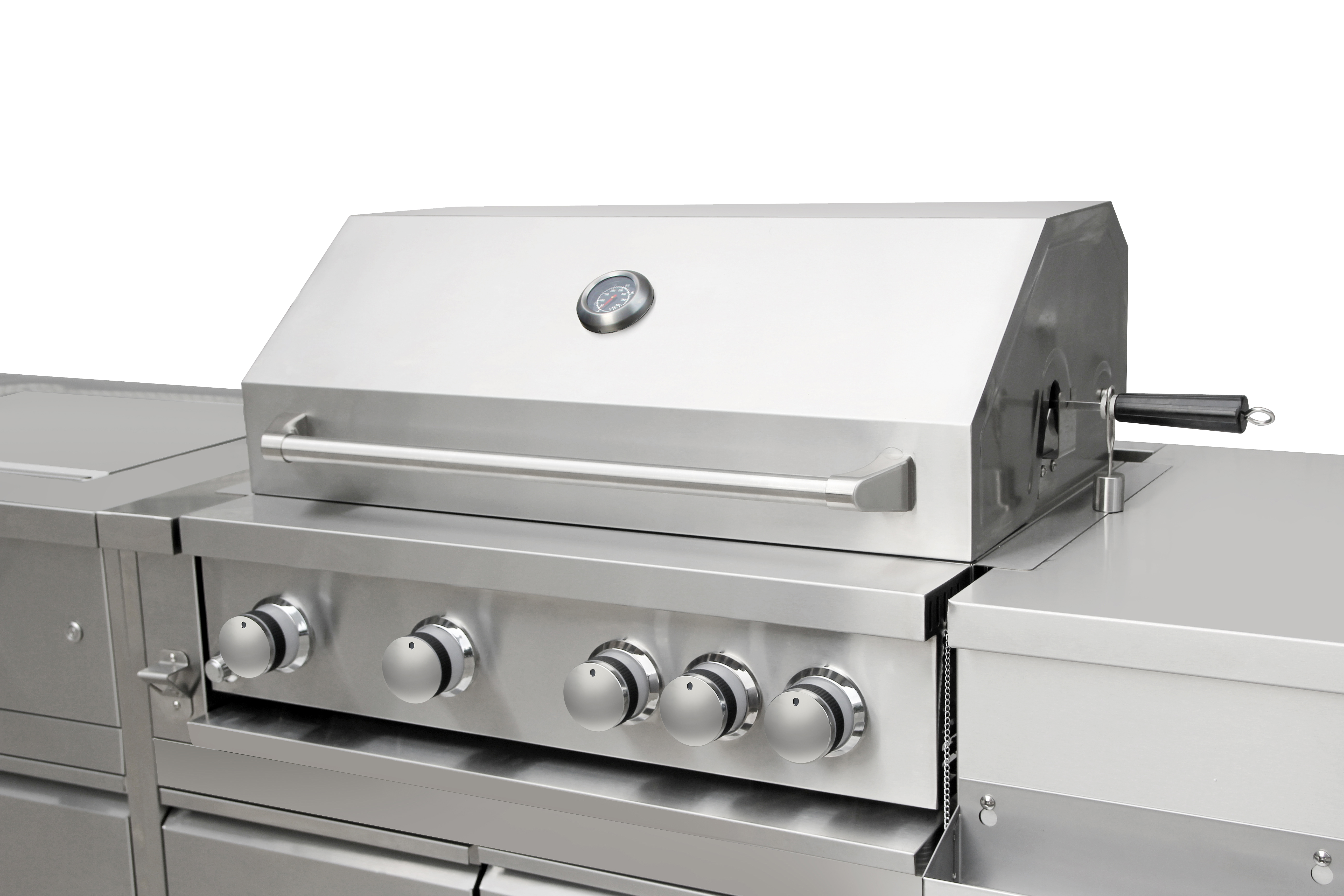 Thor Kitchen Outdoor Kitchen BBQ Grill Cabinet in Stainless Steel
