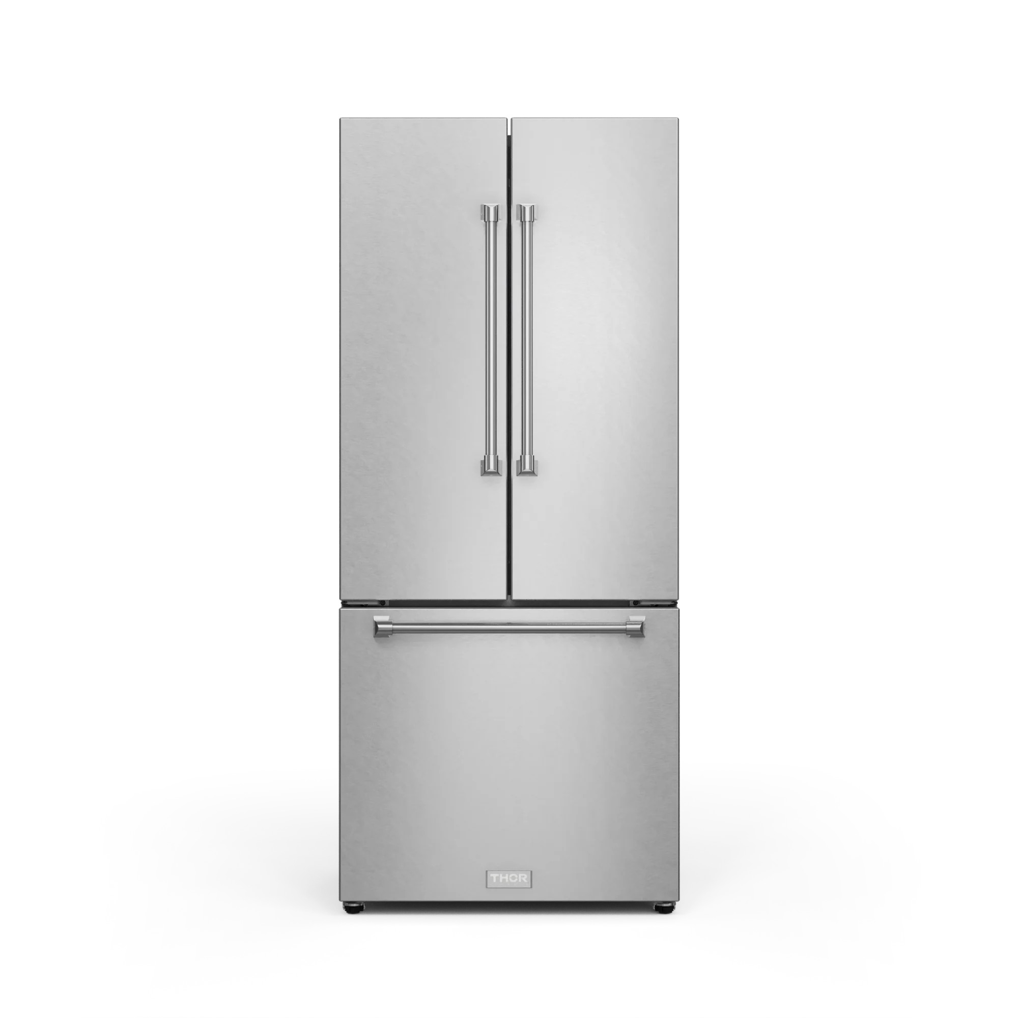 30 Inch 17.5 cu ft French Door Counter Depth Refrigerator with Ice Maker in Stainless Steel | Gordon Ramsay Series