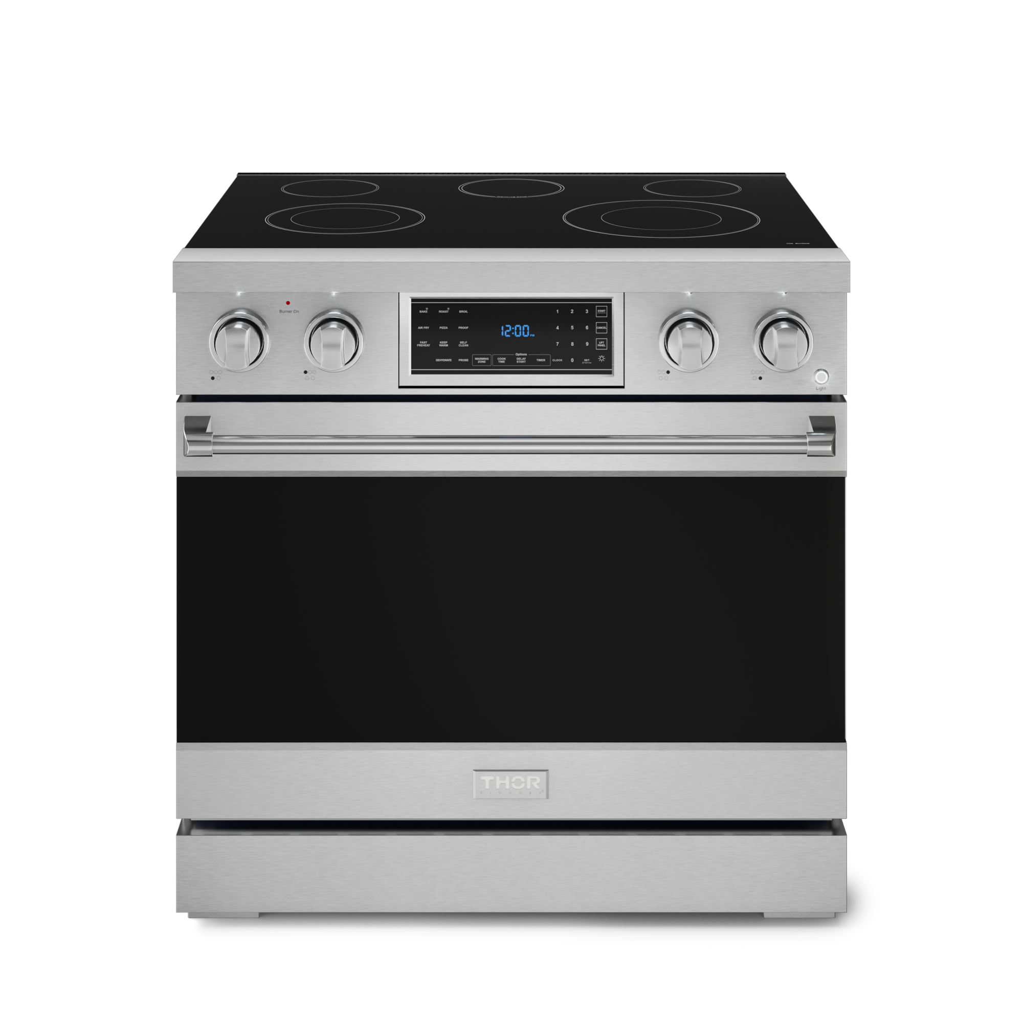 36 Inch Professional Electric Range with Tilt Panel Touch Control in Stainless Steel | Gordon Ramsay Series