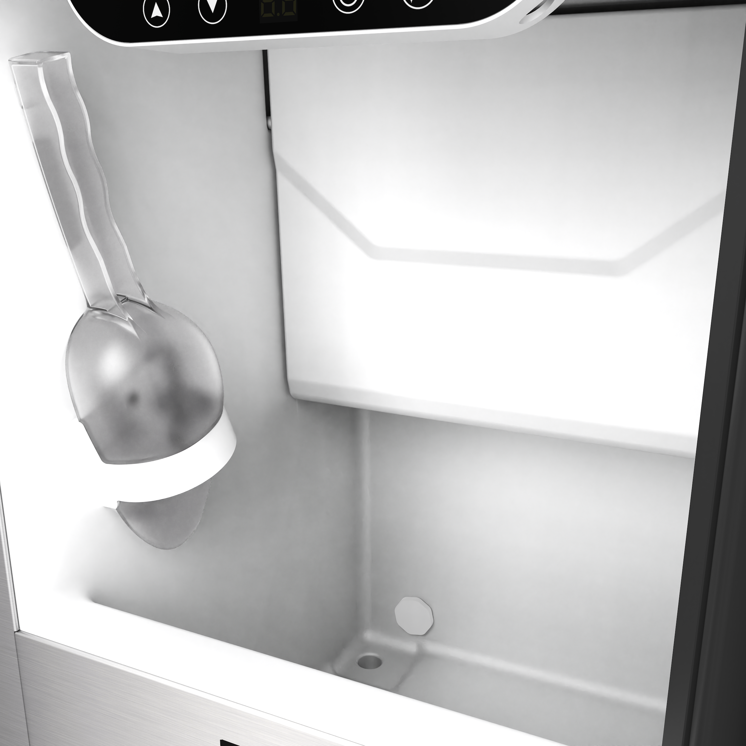 15” Freestanding/Built-In Gourmet Ice Maker with Water Filter and Reversible Door