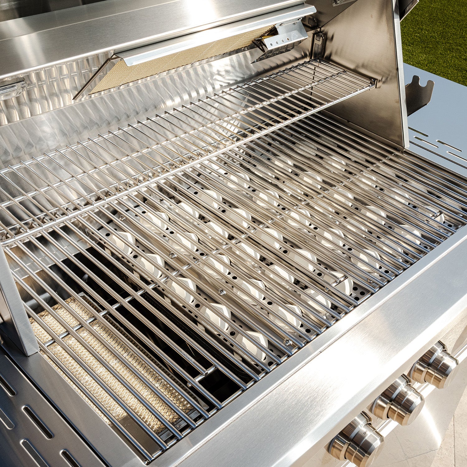 36-inch 4 burners Built in Gas Grill on cart with Sear/Rear Infrared Burner & Rotisserie Natural Gas
